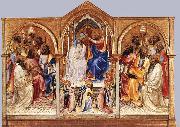 Lorenzo Monaco Coronation of the Virgin and Adoring Saints oil on canvas